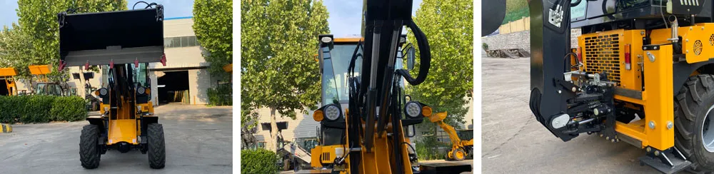 バックホー掘削機