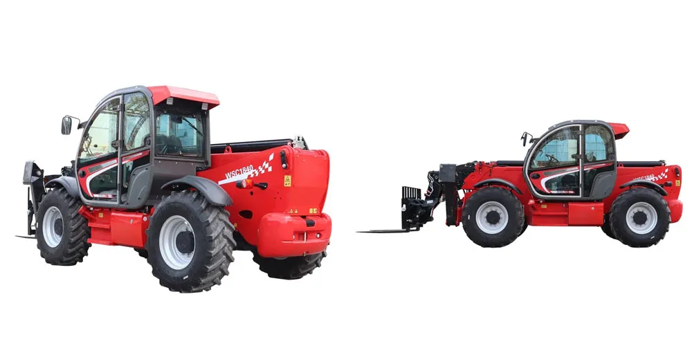 18メートル伸縮式フォークリフト